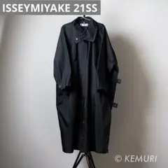 ISSEYMIYAKE イッセイミヤケ ミリタリーコート ブラック