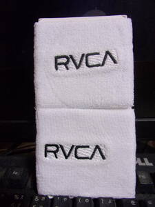 リストバンド 白色 2個セット RVCA