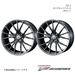 F ZERO/FZ-1 GS 10系 FR アルミホイール2本セット【18×8.0J 5-114.3 INSET45 ダイヤモンドブラック】0038969×2