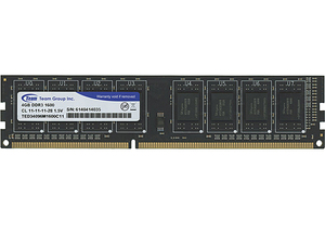 【中古】【ゆうパケット対応】Team TED34096M1600C11 DDR3 PC3-10600 4GB [管理:1050012453]