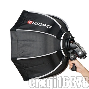 特価◎Godox TRIOPO 65cm 写真スタジオアクセサリーソフトボックス 8角形傘 ハンドル付き スタジオ照明 商品撮影