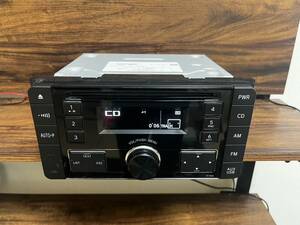 トヨタ純正 2DIN オーディオ CP-W64 CD/AUX 動作確認済み!