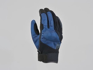 デイトナ 15899 HBG-052 ストレッチプロテクト ブルー/カモ Lサイズ タッチパネル対応 手袋 ライディング スマホ対応