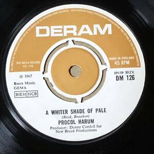 Procol Harum / A Whiter Shade of Pale UK Orig Mono 7