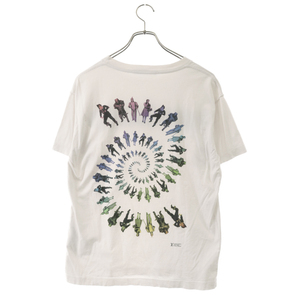 LOUIS VUITTON ルイヴィトン 19SS Wizard Oz Spiral Tee RM191 LVO HGY93W オズの魔法使い ロゴ刺繍 半袖Tシャツ カットソー ホワイト