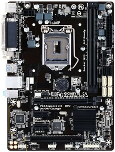 美品 GIGABYTE GA-B85M-D3V-A マザーボード Intel B85 LGA 1150 Core i7,Core i5,Core i3 Micro ATX DDR3