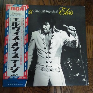 レア LP レコード エルヴィス プレスリー エルヴィスオンステージ Elvis Presley 帯付 エルビスプレスリー