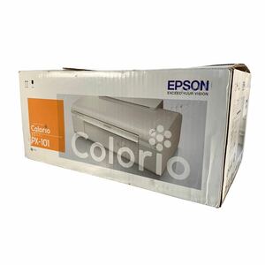 ★未使用品 EPSON エプソン Colorio カラリオ インクジェットプリンター PX-101 複合機 専用インクカートリッジ付 中古品 管理J168