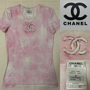 CHANEL シャネル ココマーク Ｔシャツ トップス ピンク