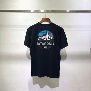 1000円スタート　パタゴニア patagonia Tシャツ　半袖　丸首　背中ロゴ　コットン　男女兼用　S-3XL　サイズ選択可能　TT145