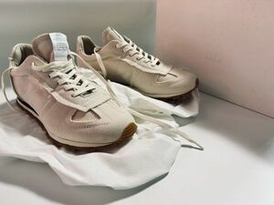 4015】新品9.1万【Maison Margiela / メゾンマルジェラ　42　サスティナブルキャンバス素材　ヘリテージデザインスニーカー】ホワイト