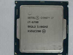★Intel /CPU Core i7-6700 3.40GHz 起動確認済み★ジャンク！！