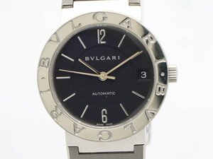 【 ブルガリ BVLGARI 】 腕時計 BB33SSAUTO ブルガリブルガリ SS 自動巻 メンズ 黒文字盤 新着 02212-0
