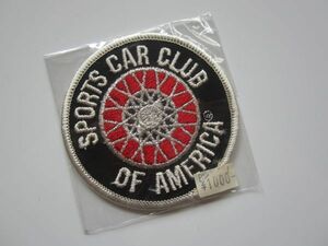 ビンテージ SPORTS CAR CLUB OF AMERICA アメリカ スポーツカークラブ 公式 ワッペン/MOON 刺繍 エンブレム 自動車 151