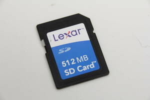 512MB SDカード Lexar