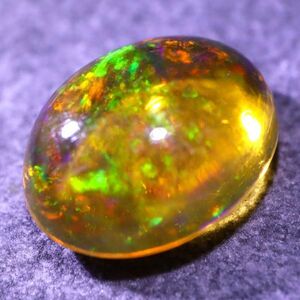 天然ファイアオパール メキシコ産 1.915ct 欧泊 宝石 ジュエリー 遊色 ファイヤーオパール 天然 墨西哥 loose jewelry fire opal