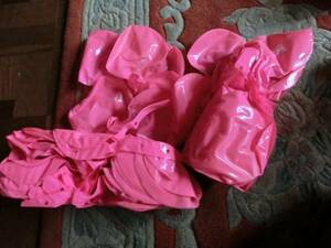 ピンク色　デコバルーン 13cm 70個（バルーンアート風船装飾