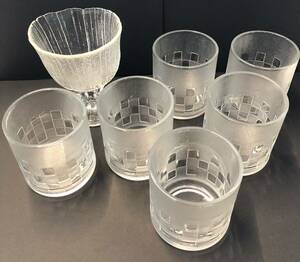 ガラス　コップ　グラスセット　食器　芸術　工芸ガラス
