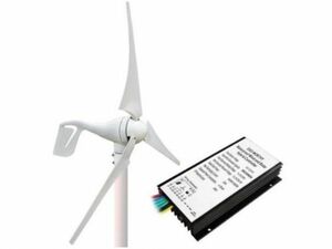新電源独立電源リニア風力発電機、最高性能、リニア式、ハイブリット４００Ｗ風力発電、太陽光発電と、電源のないときのバックアップ