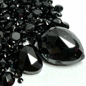 ☆天然ブラックダイヤモンドおまとめ10ct☆M ルース 裸石 宝石 ジュエリー jewelry black diamond S ②