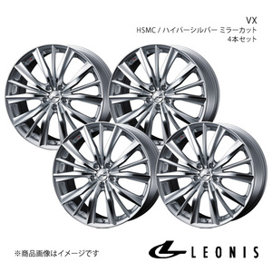LEONIS/VX ムラーノ Z50 アルミホイール4本セット【20×8.5J 5-114.3 INSET45 BKMC】0033295×4