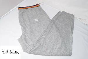 新品未使用☆Paul Smith POP ロング スウェット パンツ☆グレー☆ウェストマルチ☆LLサイズ ウェスト88㎝～わたり幅36㎝ 股下70㎝ 股上34㎝