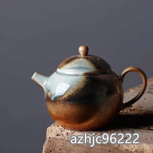 超人気☆職人手作り 陶器 煎茶道具 茶壺 茶壷 急須 茶器 茶道具 容量：170ML