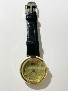 セイコー　SEIKO 服部時計店　自動巻き　高級腕時計　超希少品　美品　稼働品　クレドール　本革ベルト　カットガラス
