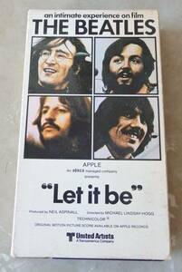 Beatles/Let It Be 1981年輸入版VHS(Magnetic Video 4508-30）　ビートルズ