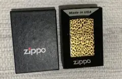【即購入可】ZIPPO ジッポー オイルライター レオパード ヒョウ柄 ゴールド