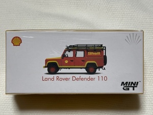 1/64 MINI-GT MGT00264-R Land Rover Defender 110 Shell Oil Shell 香港限定 ランドローバー ディフェンダー シェル オイル ミニGT TSM