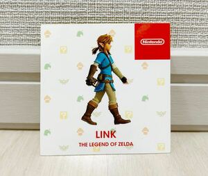 ☆LINKステッカー☆ゼルダの伝説 リンク Nintendo シール ゲームキャラクター 任天堂 非売品 レア 正方形 デコレーション ニンテンドー