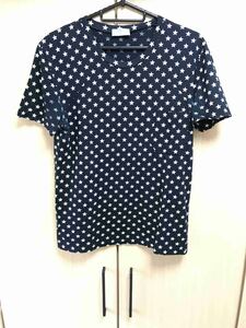 正規 Dior Homme ディオールオム スター 星 総柄 Tシャツ カットソー S