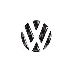 VW ゴルフ7　MK7 2013~2017年式　リアルカーボン製 　ステアリング中心部カバー　6枚
