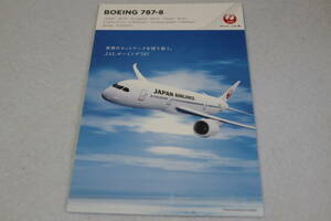 断捨離『JAL POST CARD BOEING 787-8』日本航空 ポストカード ボーイング 機内で頂いたものです