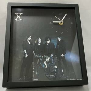X JAPAN／エックスジャパン／掛け時計／黒／ブラック／限定グッズ／時計賞／hide／yoshiki