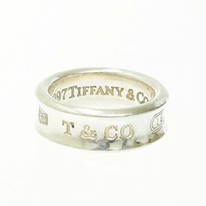 【1円スタート】TIFFANY & Co. ティファニー シルバー 1837 ナロー 7.4g 925刻印 指輪 リング 271389