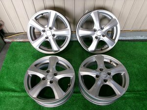 SIBILLA　SF-5　15インチアルミホイール　15X5.5J+42　4H　PCD100　4本セット　Y6.0326