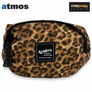 国内正規品■ ATMOS (アトモス) CORDURA コーデュラ ナイロン 素材 ウエストバッグ 豹柄 レオパード ボディーバッグ ウエストポーチ