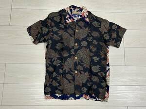 ★Hawaiian MOON JUNYA WATANABE COMME des GARCONS MAN レーヨン アロハシャツ Lサイズ コラボ★ジュンヤワタナベ