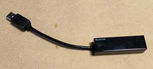 ELECOM　エレコム　USB3.0 ギガビットLANアダプター EDC-GUA3-B （ブラック）
