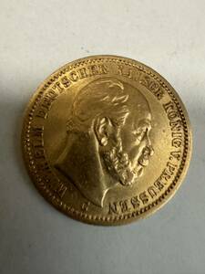 1872年　ドイツ20マルク金貨　フランクリンミント