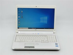 カメラ内蔵/15.6型/ノートPC/Windows10/新品SSD256/8GB/2世代i3/FMV　AH54/D　新品無線マウス/Office搭載/HDMI/USB3.0/テンキー　動作良品