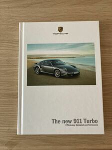 【匿名配送】ポルシェ 911 ターボ 日本語版 カタログ　2009年10月 PORSCHE 911 TURBO 997