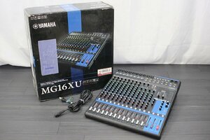 【行董】CC000BSM77 YAMAHA ヤマハ MG16XU 16ch ミキシングコンソール アナログ ミキサー 音響機材 音響機器 オーディオ機器