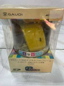 ［八260］【未使用品】GAUDI SDカード対応デジタルフォトフレーム　3.5型カラー液晶　FMラジオ搭載　GHV-DF35TV