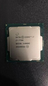 CPU インテル Intel Core I7-7700 プロセッサー 中古 動作未確認 ジャンク品 - A373
