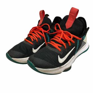 A067 NIKE ナイキ LeBron Witness 4 BV7427-005 メンズ スニーカー US9 27cm ブラック ホワイト メッシュ