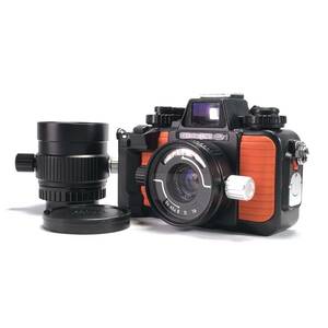 Nikon NIKONOS-V + 80mm F4 + 35mm F2.5 ニコン ニコノス 水中 カメラ 動作OK 並品 24E ヱOA4a