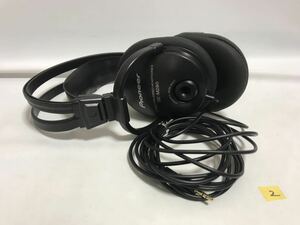 Pioneer パイオニア SE-M280 ヘッドホン ブラック ヘッドフォン 音出し動作確認 中古現状 ② 522d0500